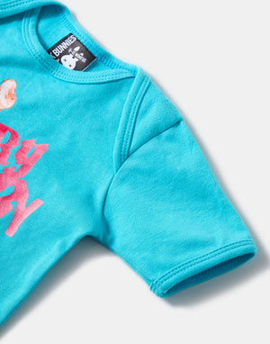 Six Bunnies | Cry Baby Romper Blue