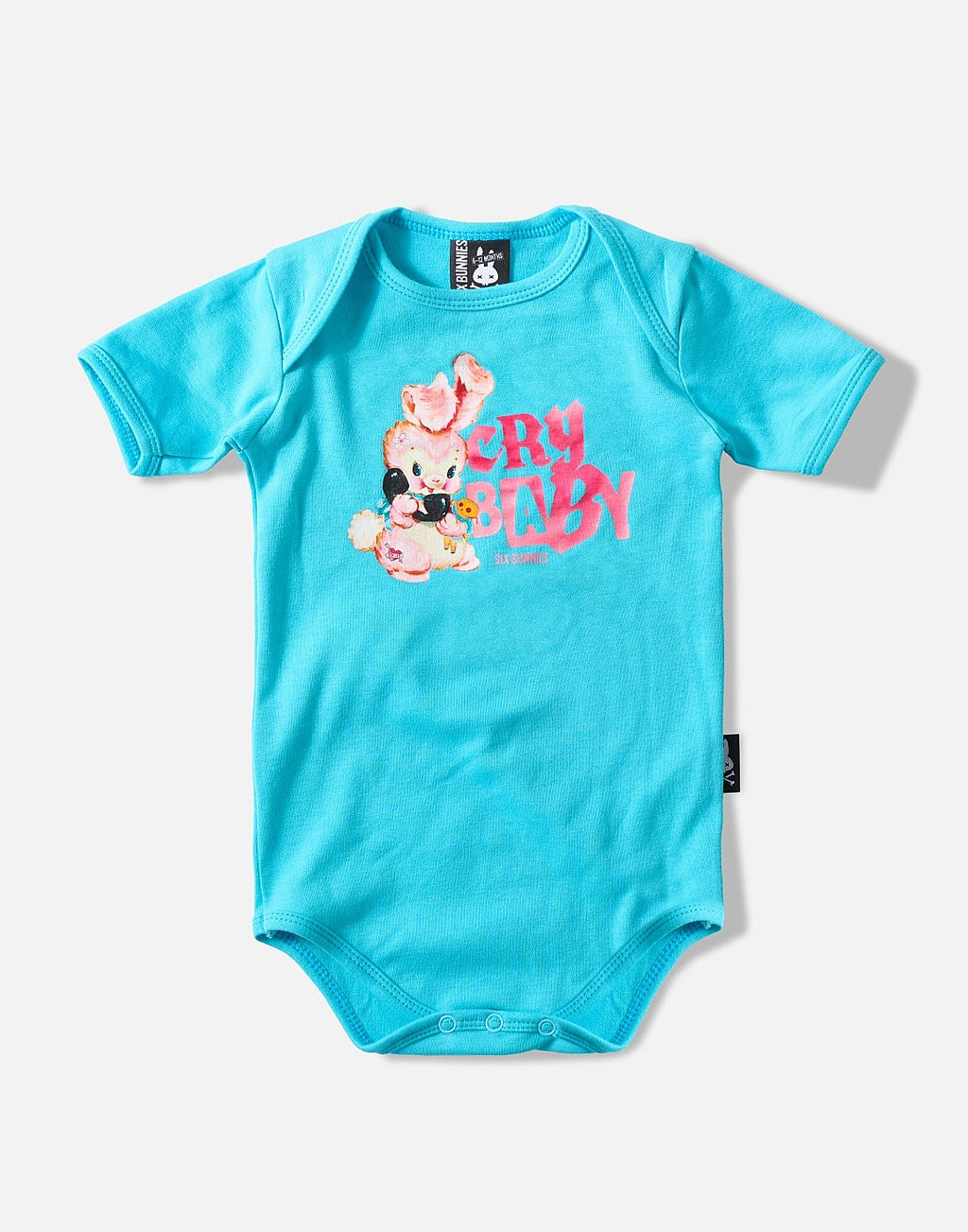 Six Bunnies | Cry Baby Romper Blue