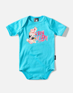 Six Bunnies | Cry Baby Romper Blue