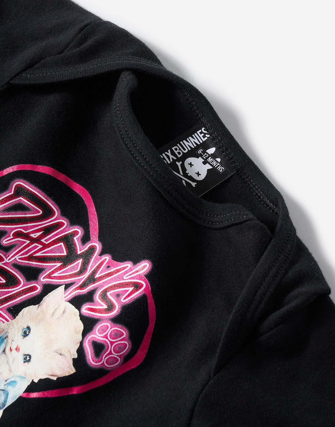 Six Bunnies | Daddys Girl Romper Black