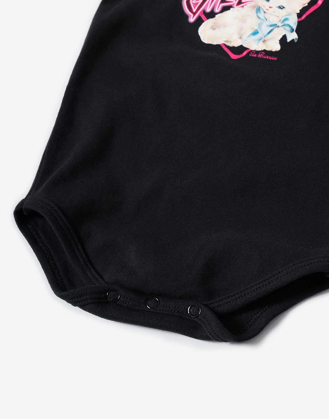 Six Bunnies | Daddys Girl Romper Black