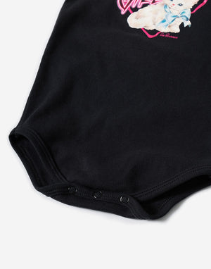 Six Bunnies | Daddys Girl Romper Black