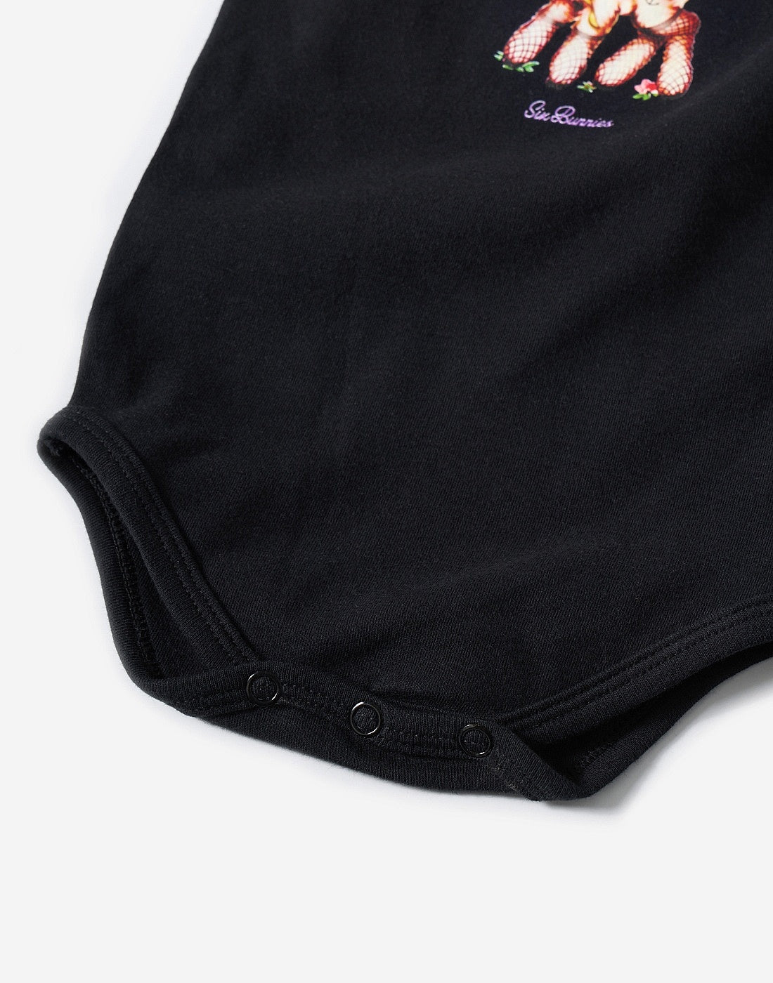 Six Bunnies | Sweetheart Romper Black