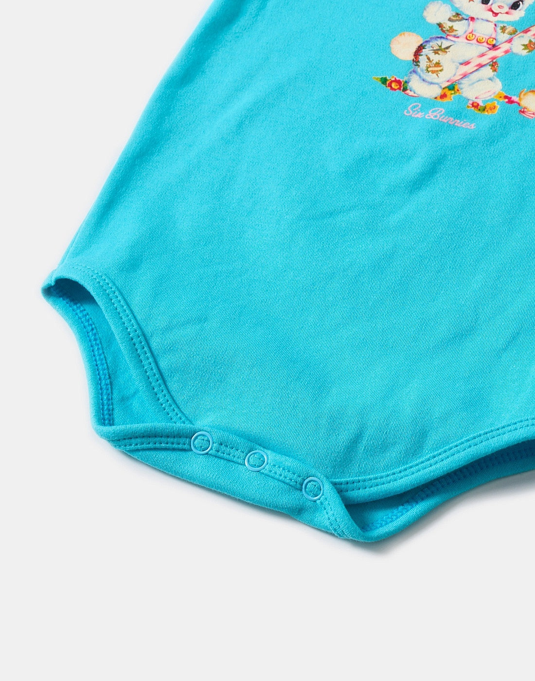 Six Bunnies | Troublemaker Romper Blue