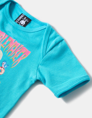 Six Bunnies | Troublemaker Romper Blue