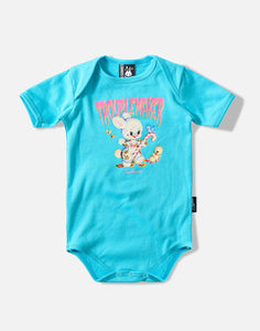 Six Bunnies | Troublemaker Romper Blue