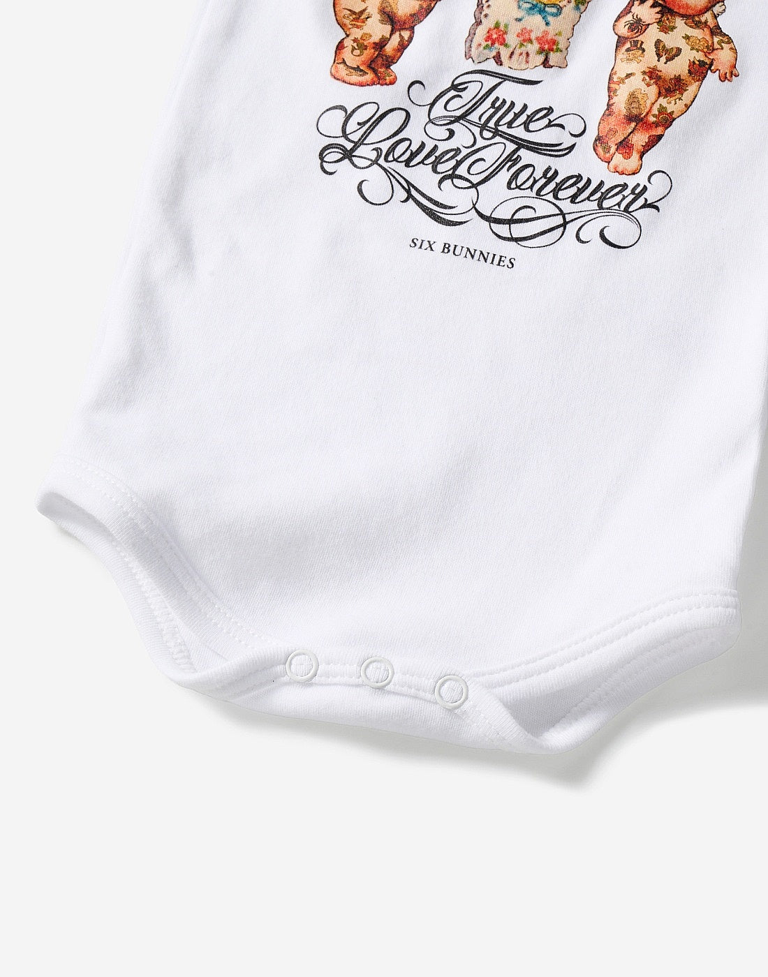Six Bunnies | True Love Forever Romper White