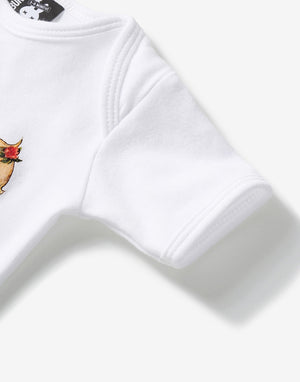 Six Bunnies | True Love Forever Romper White