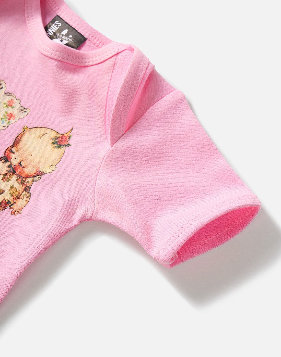 Six Bunnies | True Love Forever Romper Pink