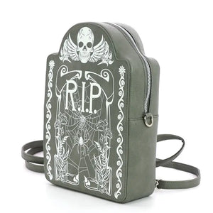 Glow in the Dark Tombstone Mini Backpack