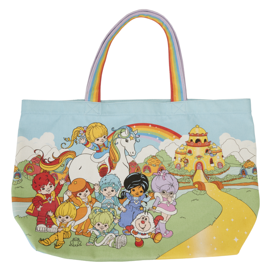 Rainbow Brite | Gang Rainbow Handle Canvas Tote