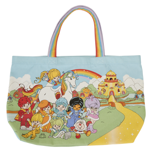 Rainbow Brite | Gang Rainbow Handle Canvas Tote