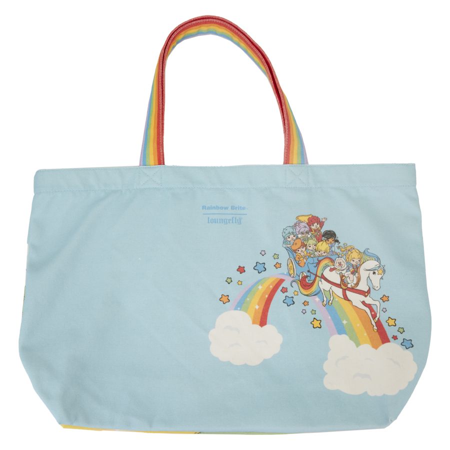 Rainbow Brite | Gang Rainbow Handle Canvas Tote