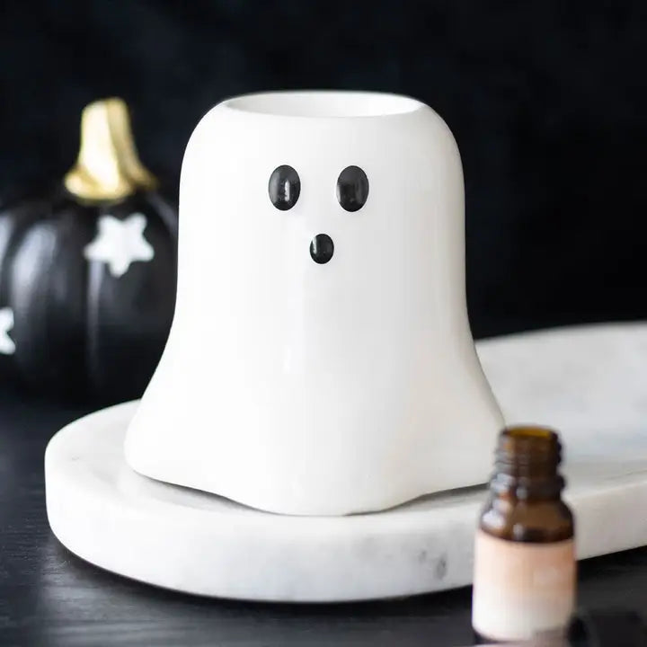 Hey Boo Halloween Ghost Oil Burner and Wax Warmer