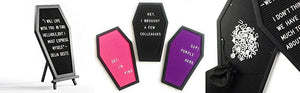 Coffin Letter Board