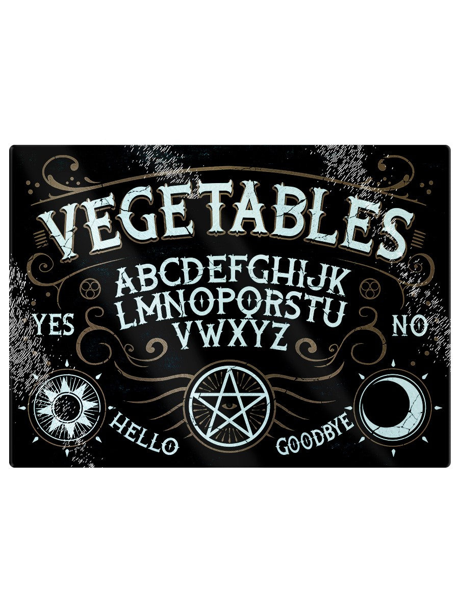 Vegetables Ouija Glass Rectangular Chopping Board