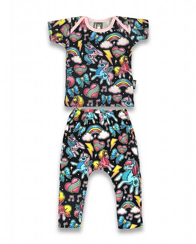 Unicorns Baby Long Pajama Set