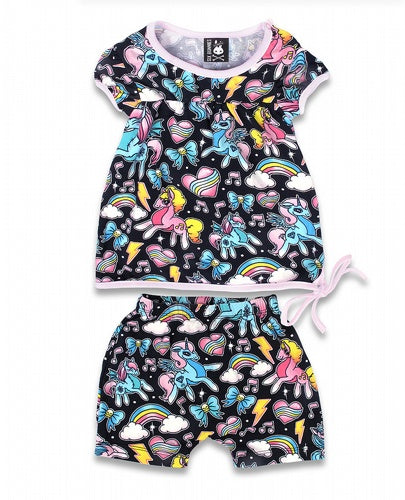 Unicorns Baby Pajama Set