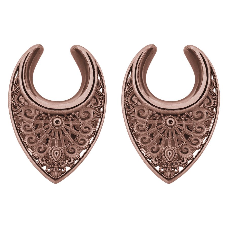 Rose Gold Oriental Ear Saddles