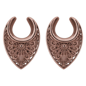 Rose Gold Oriental Ear Saddles