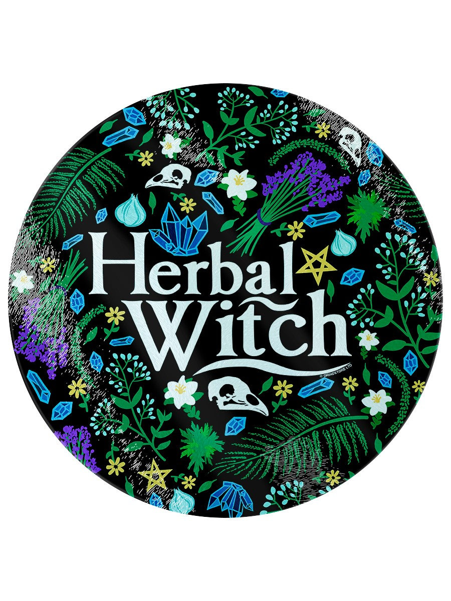 Herbal Witch Glass Chopping Board