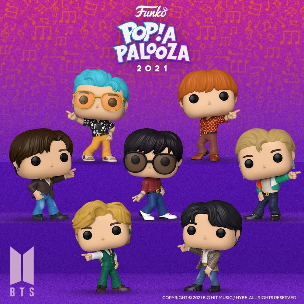 BTS | BTS Dynamite US Exclusive Pop! Vinyl 7-pack