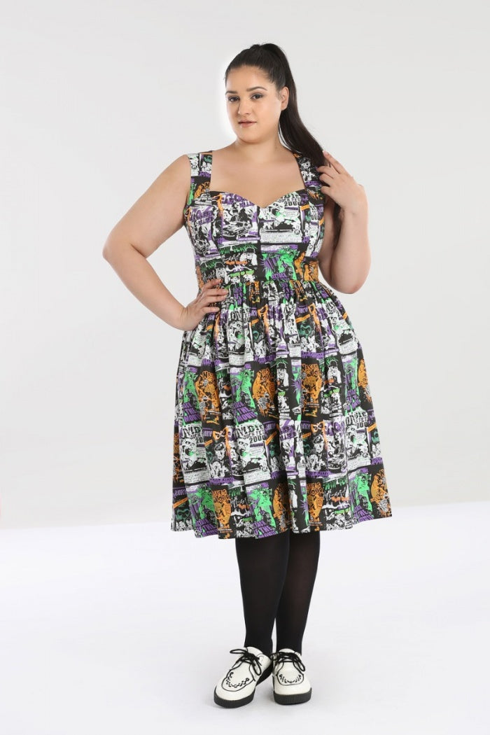 Be Afraid 50’s Dress