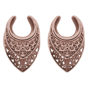 Rose Gold Oriental Ear Saddles