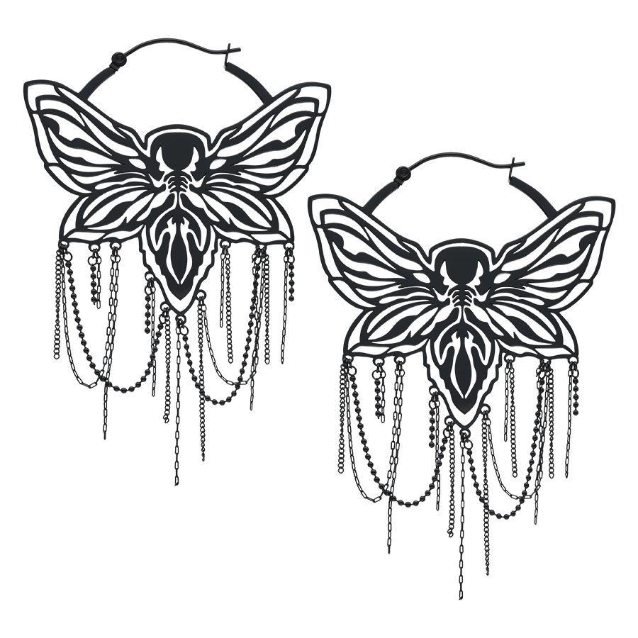 Moth Chain Hoops