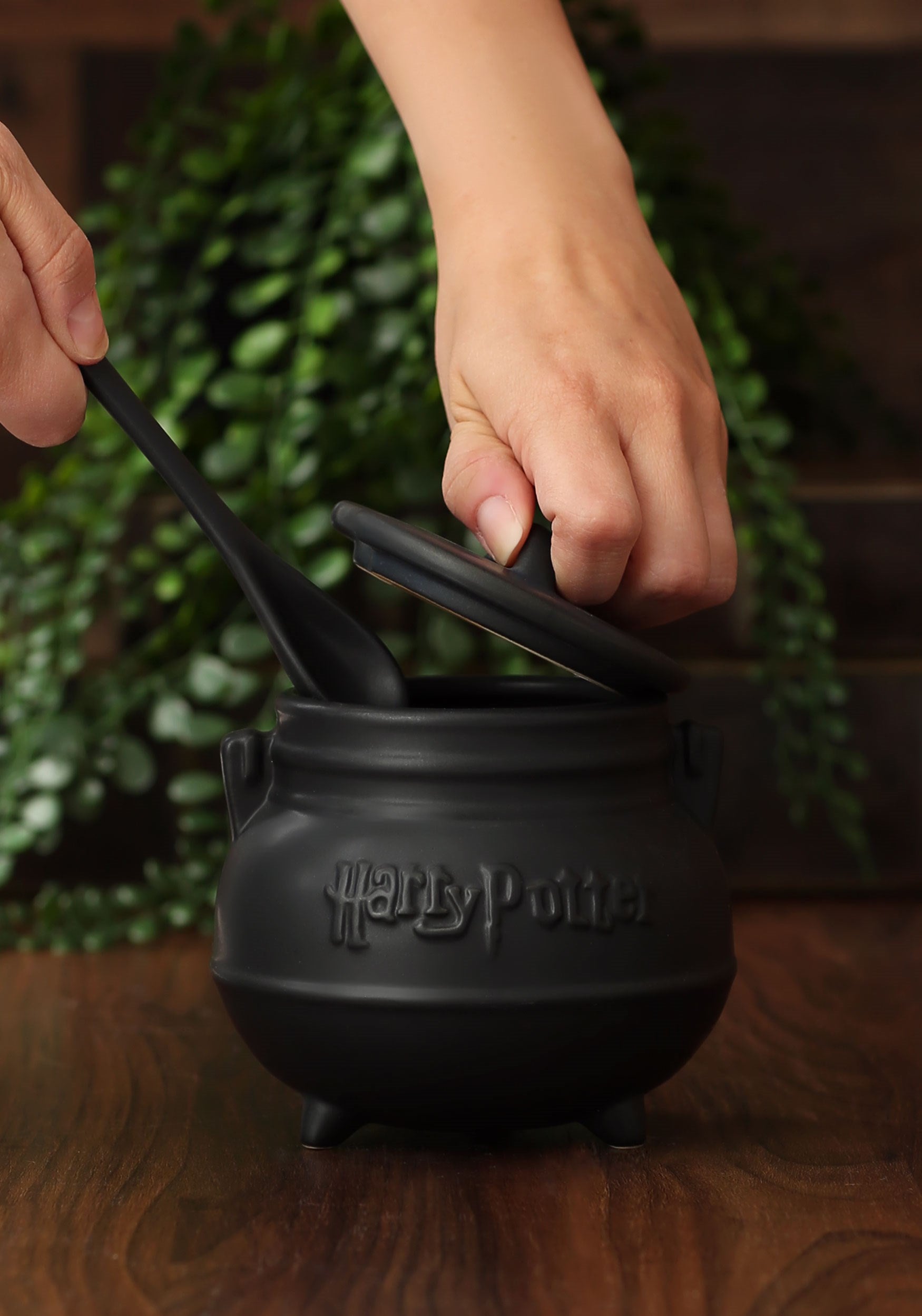 Harry Potter | Cauldron with Lid & Spoon Soup Mug