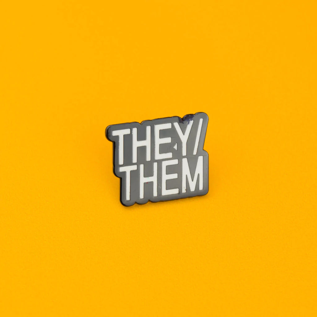 They / Them Enamel Pin
