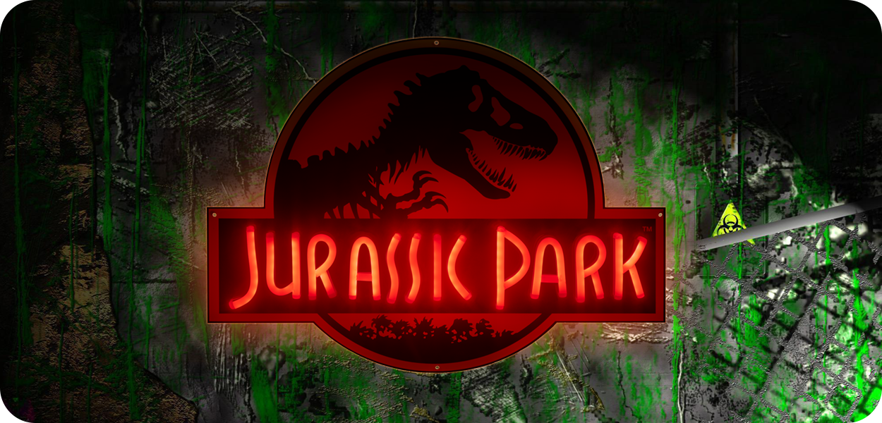 Jurassic Park | Logo Light-Up Neon Logo Sign